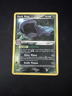 Pokemon Dark Muk 16/109 EX Team Rocket Returns Rare 2004 Non-Holo Rare - Image 1