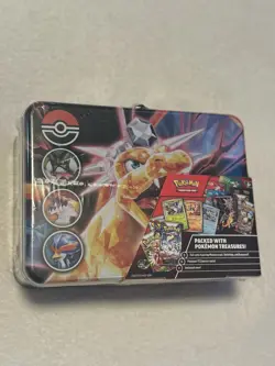 2023 Pokemon Scarlet & Violet Charizard Lunch Box Tin New Factory Sealed - Image 1