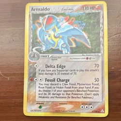 Pokemon TCG Armaldo EX Holon Phantoms Rare Stage 2 Delta Species 110HP 1/110 LP - Image 1