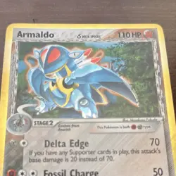 Pokemon TCG Armaldo EX Holon Phantoms Rare Stage 2 Delta Species 110HP 1/110 LP - Image 3