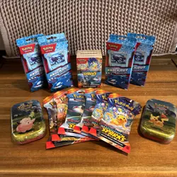 Pokemon ASCENDED HEROES Mini Tin x2 Surging Sparks Booster Bundle Lot 🔥🔥 - Image 1