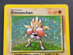 Base Set Pokemon TCG Hitmonchan 7/102 Rare Holo HP/DMG - Image 4