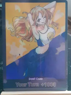 Nami Custom Don Card Lakers Eng One Piece Card Games OPTCG Holo - Image 1