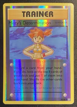 Misty's Determination Reverse Holo 80/108 Pokemon TCG XY Evolutions Trainer NM - Image 2