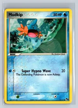 Mudkip 11/17 Pokemon 2006 Pop Series 4 Common Non-Holo - Image 1