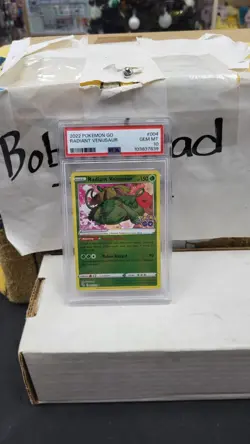 2022 RADIANT VENUSAUR POKEMON GO POKEMON TCG PSA 10 GEM MINT #004 - Image 1