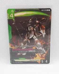 Gundam Card Game Newtype Rising GD01-025 Gundam Deathscythe Unit Green LR - Image 1