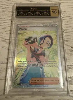 Perrin 220/167 Twilight Masquerade PCG Gem Mint 10 Pokemon - Image 1