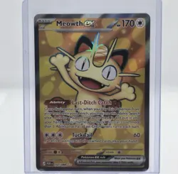 Pokemon TCG: Meowth ex 107/088 Me03 Perfect order NM - Full Art - Image 1