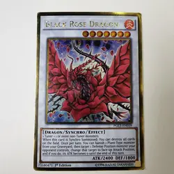 Black Rose Dragon - PGL3-EN059 - Gold Rare - MP - 1st ed - Yugioh - Image 1