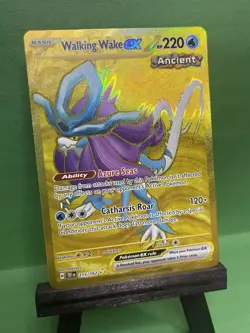 Walking Wake EX 215/162 Full Art Holo Foil Pokemon Card - Image 1