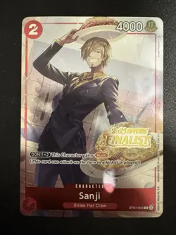 Sanji (Offline Regional 2023) [Finalist] ST01-004 English - One Piece Card - NM - Image 1