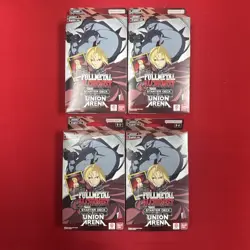 LOT OF 4!!! Union Arena English TCG: Full Metal Alchemist - Starter Decks - Image 1