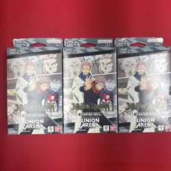 LOT OF 3!!! Bandai TCG Union Arena: Jujutsu Kaisen Factory Sealed Starter Decks! - Image 1