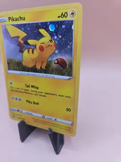 Pokemon Card Pikachu SWSH039 Holo Rare Black Star Promo - Image 4