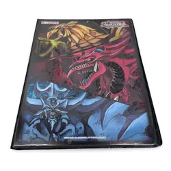 Konami Yu-Gi-Oh! Egyptian God Cards 9-Pocket Portfolio Card Binder 2020 Slifer - Image 1