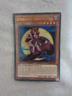 YUGIOH LUNALIGHT CRIMSON FOX ULTRA RARE BLHR-EN067 1ST EDITION - Image 1
