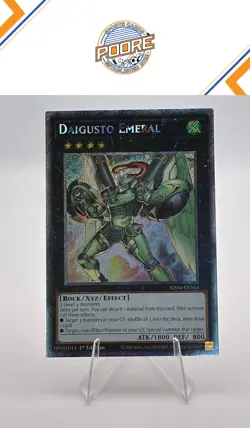Yugioh Quarter Century Stampede Daigusto Emeral #RA04-EN163 - Image 1