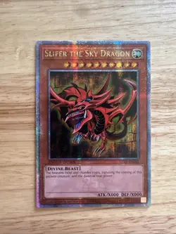 Slifer The Sky Dragon LC01-EN002 Quarter Century Secret Rare NM Yugioh - Image 1