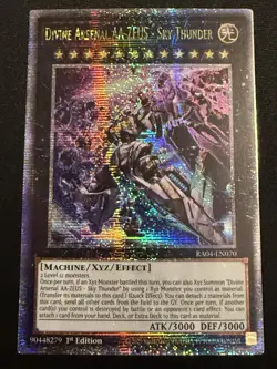 Divine Arsenal AA-ZEUS Sky Thunder RA04-EN070 1st Edition Yugioh! - Image 1