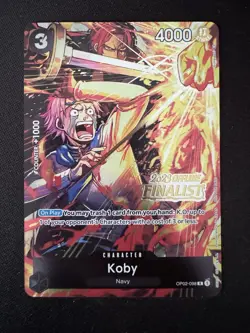 KOBY - One Piece TCG OP02-098 - PROMO FINALIST - 2023 Offline Regional - Image 1