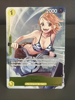 One Piece TCG ENGLISH Nami OP15-108 DASH PACK PROMO Adventure On Kami’s Island - Image 1