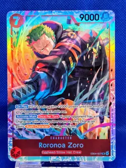 Roronoa Zoro EB04-007 SR | Adventure on Kami's Island | One Piece TCG | EN - Image 1