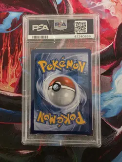 2017 Pokemon Ho-Oh GX Rainbow Rare Holo Black Star Promo SM80 PSA 9 Mint - Image 2