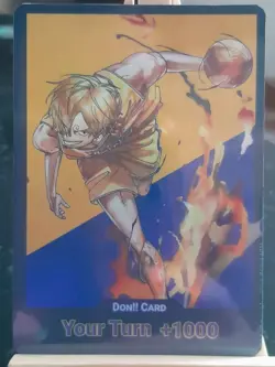 Carte one piece Sanji custom Don Card Lakers One piece Eng jeux de cartes TCG - Image 1