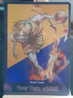 Carte one piece Sanji custom Don Card Lakers One piece Eng jeux de cartes TCG - Image 2