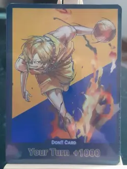 Carte one piece Sanji custom Don Card Lakers One piece Eng jeux de cartes TCG - Image 4