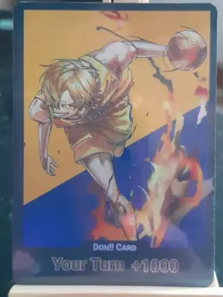 Carte one piece Sanji custom Don Card Lakers One piece Eng jeux de cartes TCG - Image 5