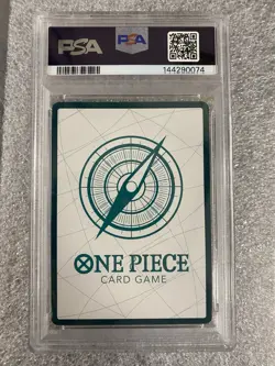 2025 One Piece OP13 Don!! Card Alternate Art Gold PSA 9 - Image 2