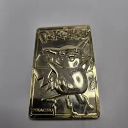 Burger King Pokemon Gold Cards Charizard Pikachu Mewtwo and Poliwhirl Lot - Image 5