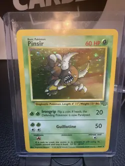 Pokemon TCG Pinsir Holo Rare Card Jungle Unlimited 1st Edition 9/64 - Image 1