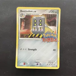Pokemon Rumble Bastiodon Promo Card 14/16 Stage 2 Metal 120HP 40 Attack - Image 1