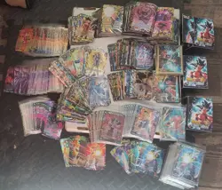 Dragon Ball Z Super TCG/CCG 1100 card lot all foils + 5 card guard binders - Image 1