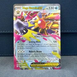 Pokemon TCG Mega Starmie EX 021/088 Perfect Order Double Rare Card - Image 1
