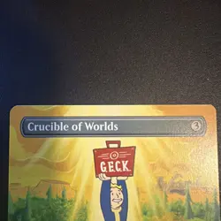 Crucible of Worlds Fallout Version Magic the Gathering Card - Image 2