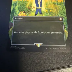 Crucible of Worlds Fallout Version Magic the Gathering Card - Image 3