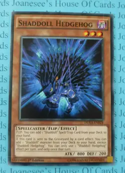 Shaddoll Hedgehog DUEA-EN024 Common Yu-Gi-Oh Card 1st Edition New - Image 1