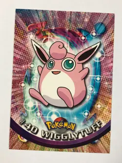 Pokemon Card Black Label Topps TV Animation #40 Wigglytuff Near Mint - Image 1