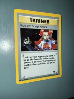 Rockets Sneak Attack Team Rocket HP 16/82 Holo Rare - Pokemon Card - Image 4