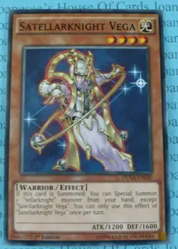 Satellarknight Vega DUEA-EN020 Common Yu-Gi-Oh Card 1st Edition New - Image 1