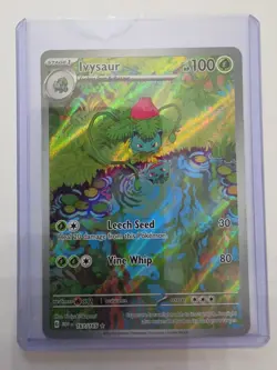 Pokemon TCG Ivysaur Holo Card 167/165 Japanese Nintendo 2023 - Image 1