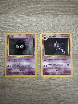 Pokemon Cards Gastly Haunter Base Set with Bonus Gift - Image 1