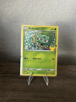 Pokemon TCG Bulbasaur Holo Card 1/25 McDonald's 25th Celebrations NM Condition - Image 1