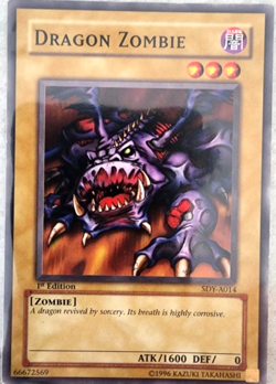 Dragon Zombie - SDY-A014​ 1st Edition YuGiOh TCG Card - Image 1