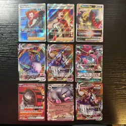 9 Pokemon Card Collection Holo Rare Cards - Image 1