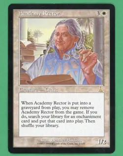 Magic the Gathering Academy Rector (Urza's Destiny) 0001 - Image 1